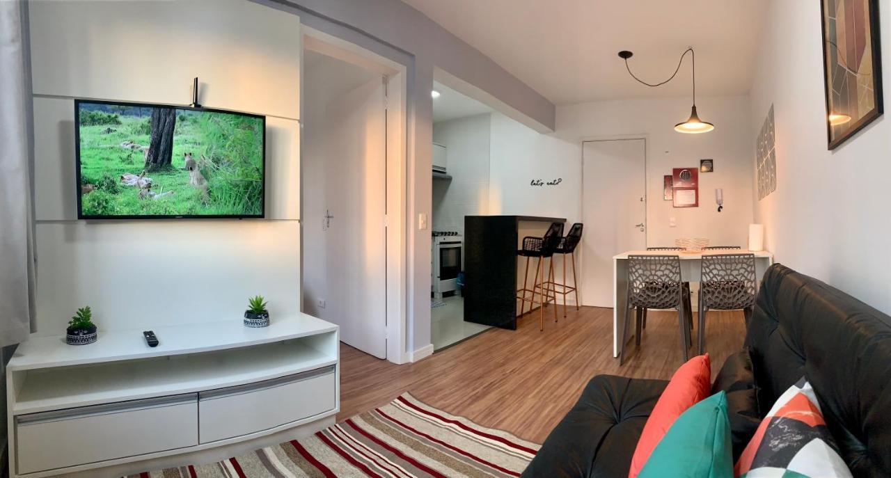 707- Apartamento Encantador, Amplo E Decorado, Quarto, Sala, Cozinha, Mobiliario Moderno, Cozinha Completa Com Utensilios , Excelente Vista Da Cidade E Localizacao Privelegiada No Bairro Bigorrilho Kurytyba Zewnętrze zdjęcie