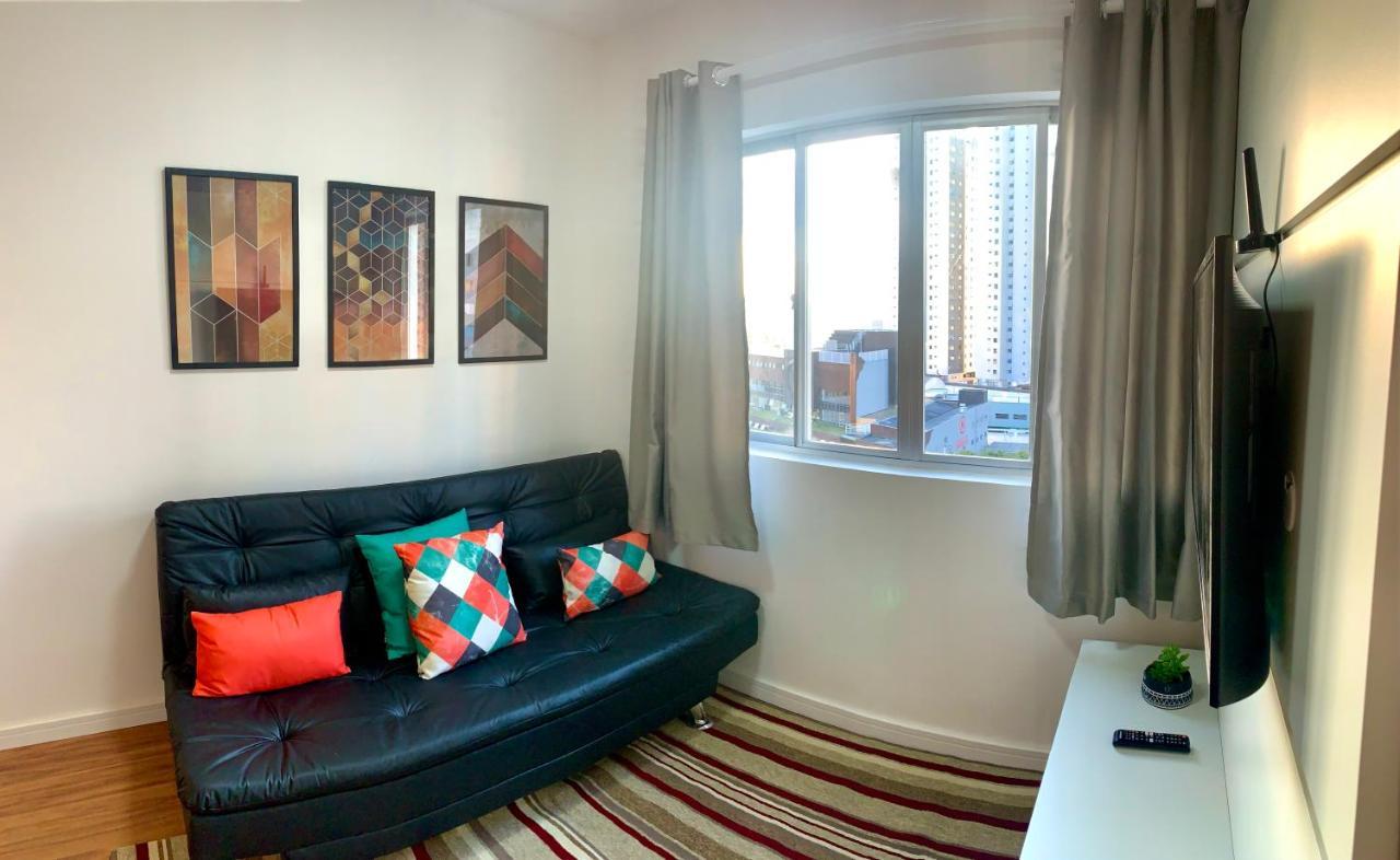 707- Apartamento Encantador, Amplo E Decorado, Quarto, Sala, Cozinha, Mobiliario Moderno, Cozinha Completa Com Utensilios , Excelente Vista Da Cidade E Localizacao Privelegiada No Bairro Bigorrilho Kurytyba Zewnętrze zdjęcie