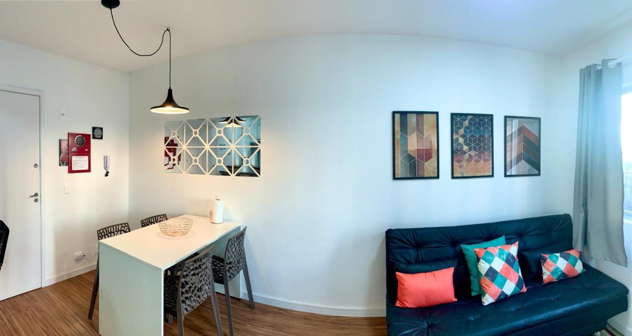 707- Apartamento Encantador, Amplo E Decorado, Quarto, Sala, Cozinha, Mobiliario Moderno, Cozinha Completa Com Utensilios , Excelente Vista Da Cidade E Localizacao Privelegiada No Bairro Bigorrilho Kurytyba Zewnętrze zdjęcie